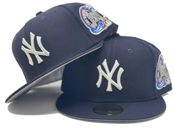 NEW YORK YANKEES SUBWAY SERIES NAVY GRAY BRIM NEW ERA FITTED HAT