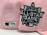 Light Pink Atlanta Braves 2021 All Star Game 59fifty New Era Fitted