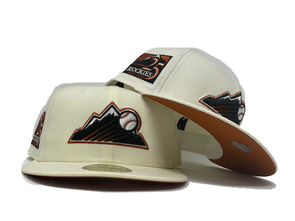 COLORADO ROCKIES CITY CONNECT OLIVE BROWN VISOR RUST ORANGE BRIM