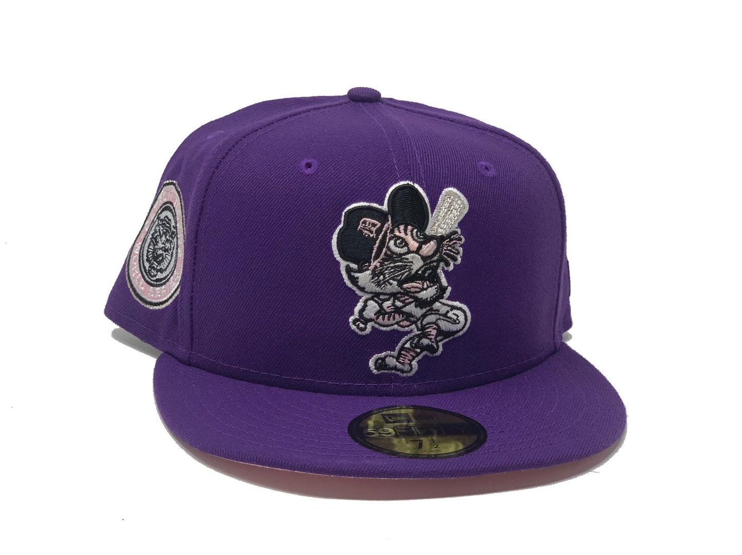 Purple Detroit Tigers 1968 World Series Custom New Era Fitted Hat