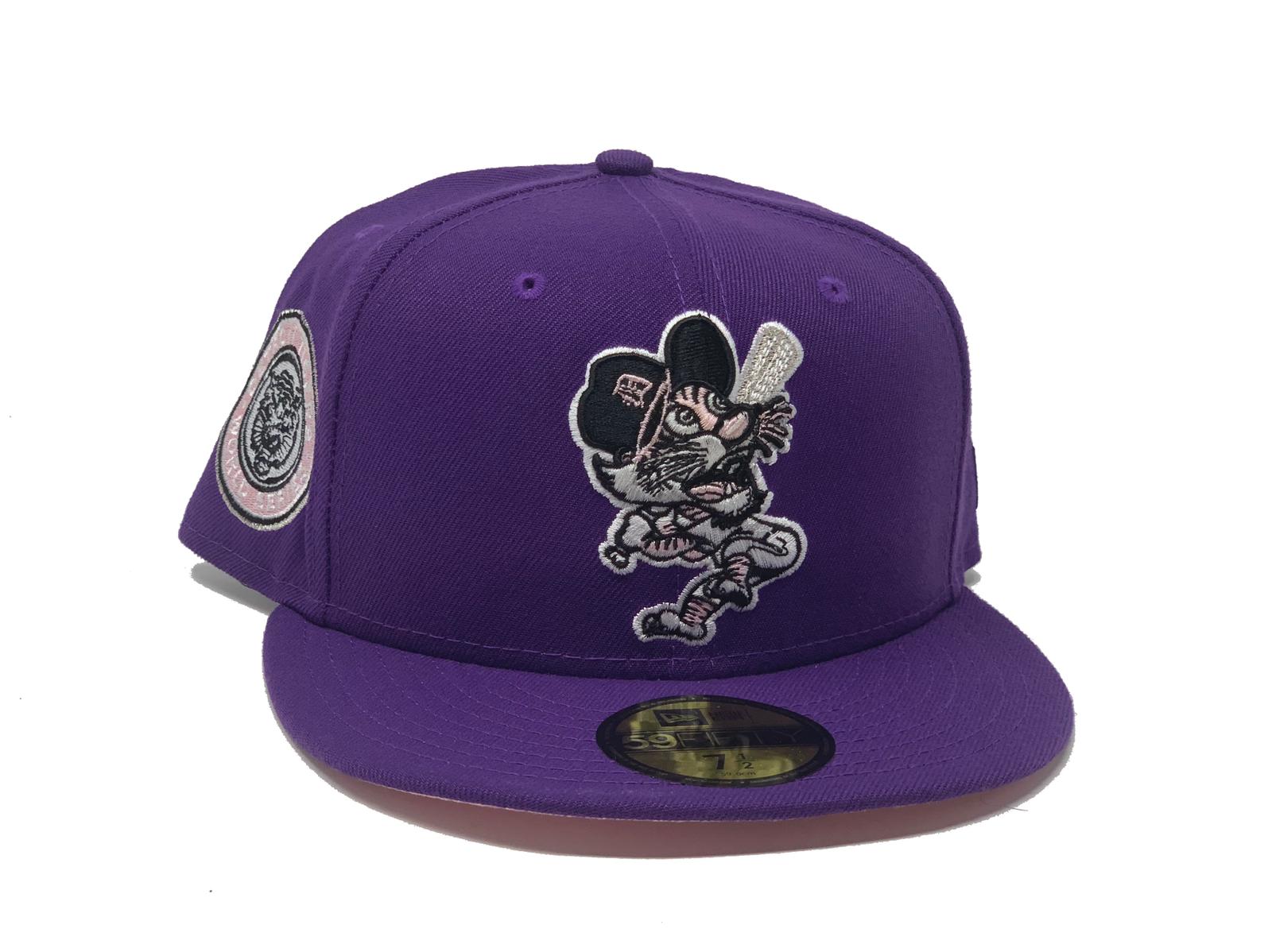 Purple Detroit Tigers 1968 World Series Custom New Era Fitted Hat