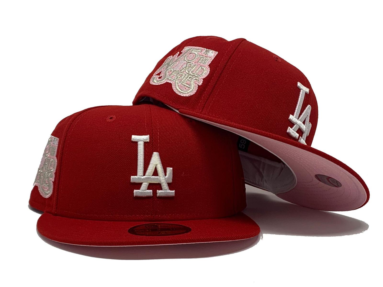 LOS ANGELES DODGERS 75TH WORLD SERIES PINK BRIM NEW ERA FITTED HAT – Sports  World 165