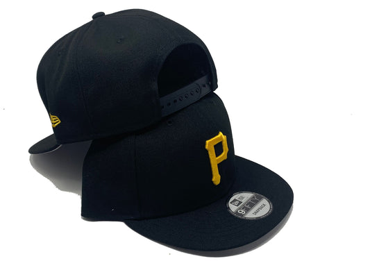 Black Pittsburgh Pirates Team Official Color New Era Snapback Hat
