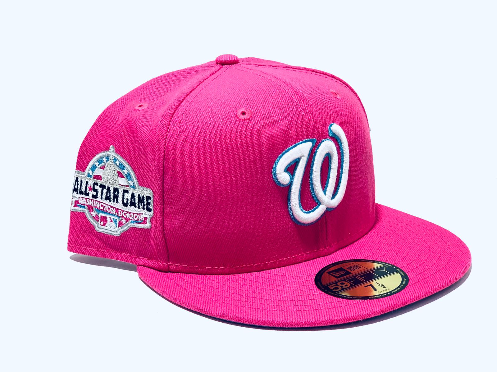 WASHINGTON NATIONALS 2018 ALL STAR GAME PINK ICY BRIM NEW ERA FITTED H –  Sports World 165