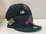 OFFSET * NEW ERA * ATLANTA BRAVES " DO IT FOR THE CULTURE" BLACK FITTED HAT