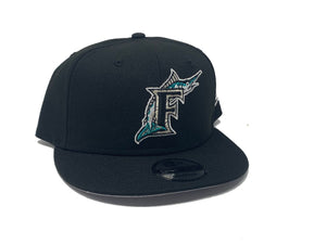 Black Florida Merlins Team Official Color New Era Snapback Hat