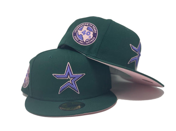 Dark Green Houston Astros 40th Anniversary New Era Fitted Hat