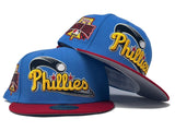 PHILADELPHIA PHILLIES 1996 ALL STAR GAME "GAMECUBE COLLECTION" GRAY BRIM NEW ERA FITTED HAT