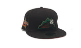 COLORADO ROCKIES 2021 ALL STAR GAME  DEEP BROWN "AUTUMN COLLECTION" ORANGE BRIM NEW ERA FITTED HAT