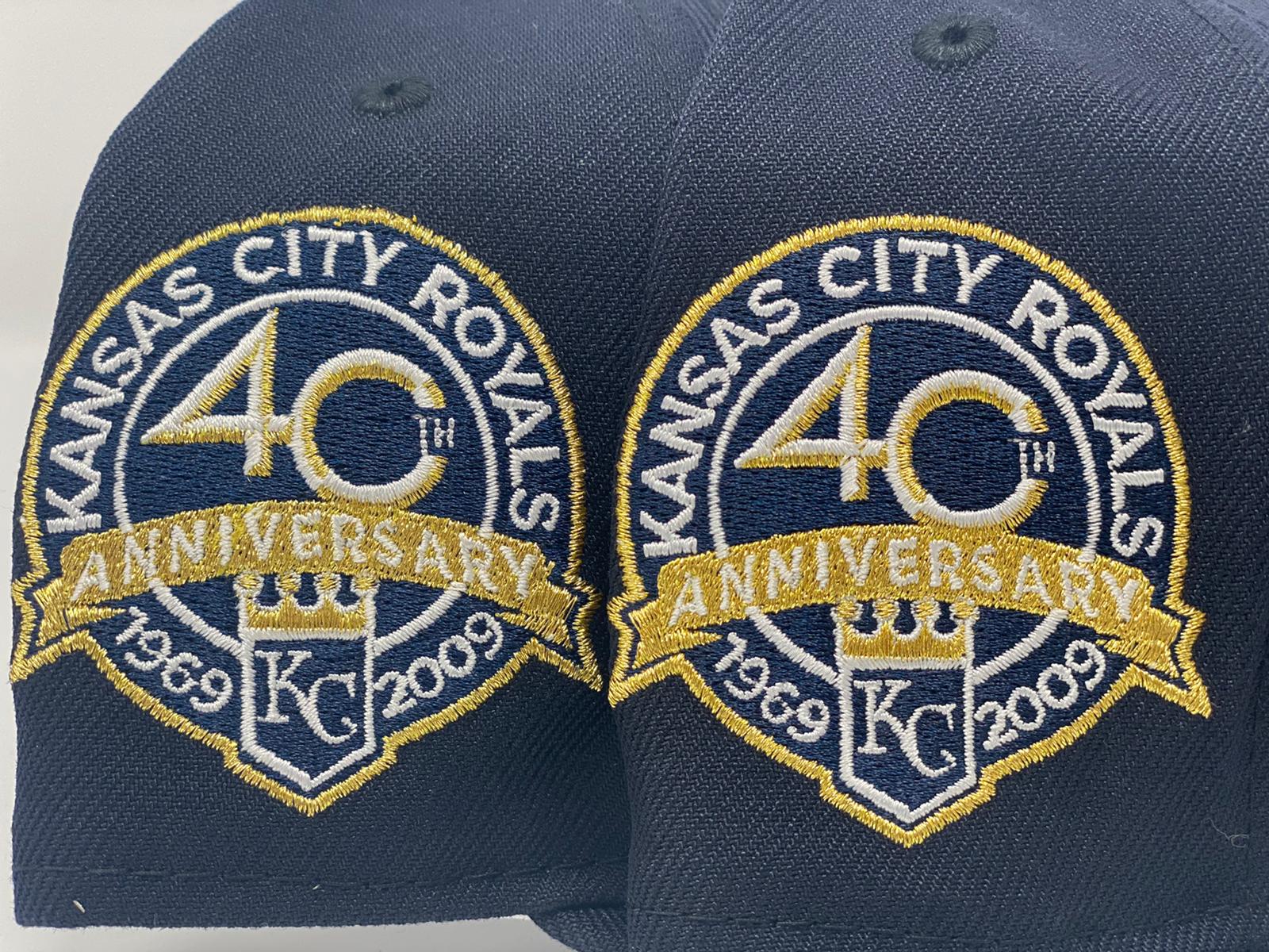 KANSAS CITY ROYALS 40TH ANNIVERSARY SKY BLUE PINK BRIM NEW ERA FITTED –  Sports World 165