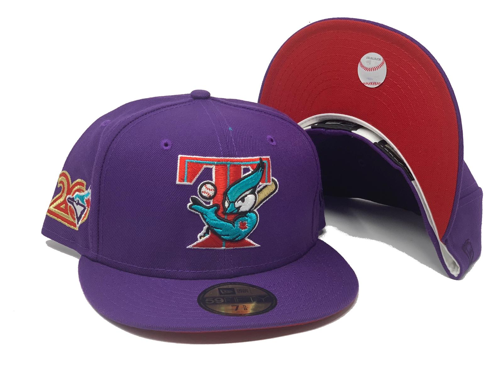 Toronto Blue Jays New Era Purple Under Visor 59FIFTY Fitted Hat