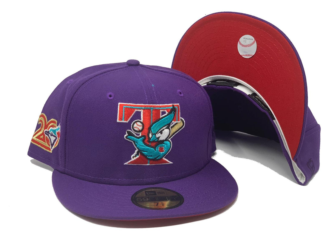 Purple Toronto Blue Jays 20th Anniversary New Era Fitted Hat