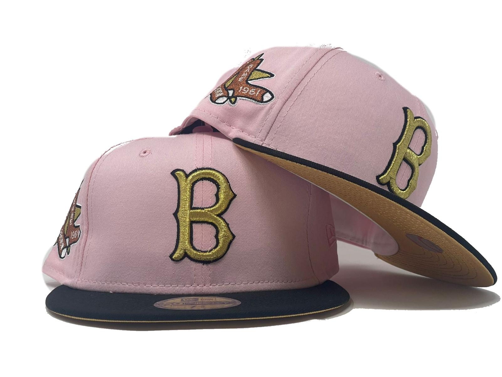 NEW ERA 59FIFTY MLB BOSTON RED SOX ALL STAR GAME 1961 TWO TONE / VEGAS GOLD  UV FITTED CAP
