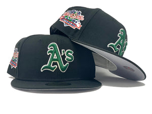 Black Oakland Athletics 1989 World Series Battle of the Bay Fitted