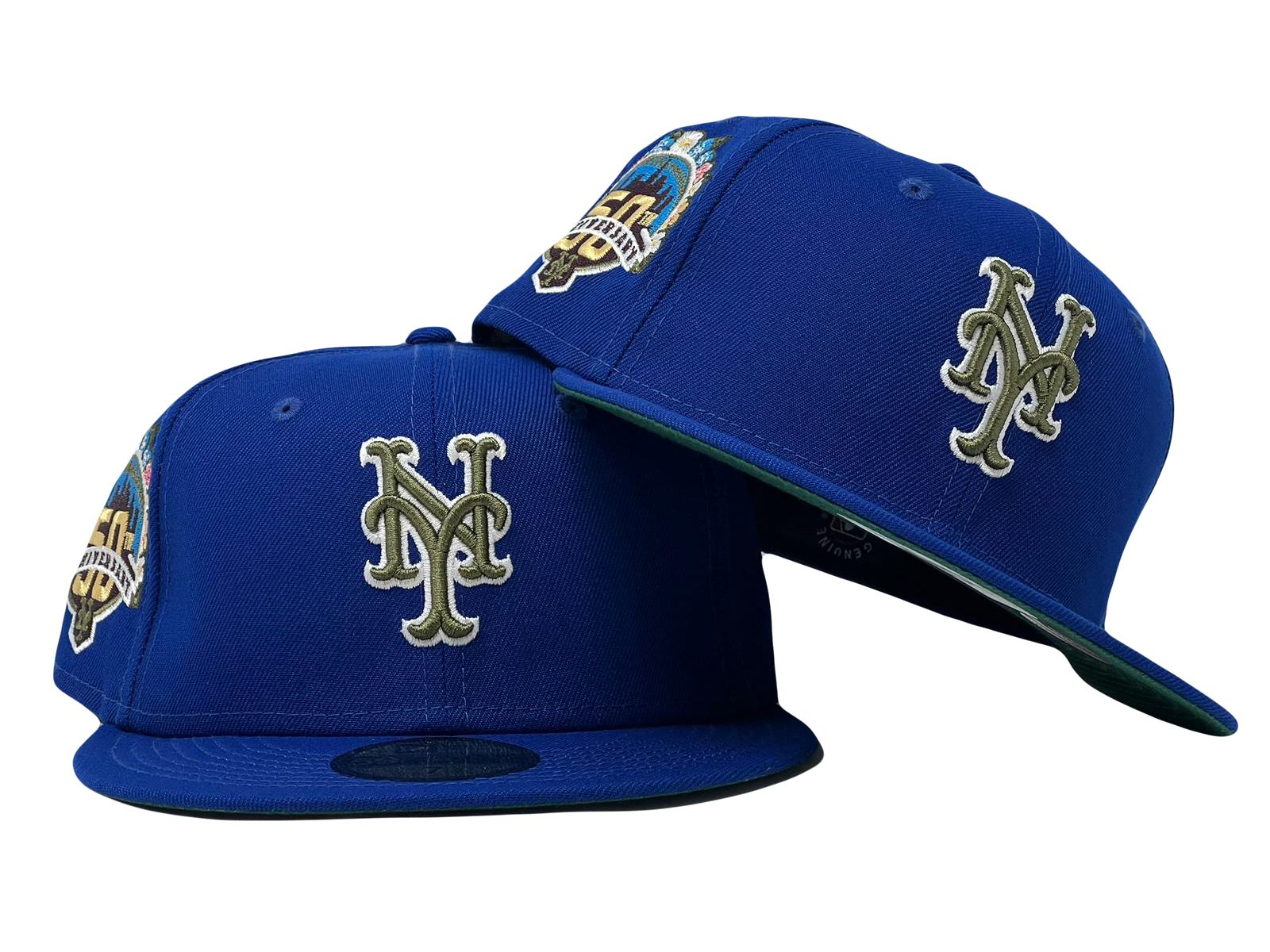  New York Mets New Era 50th Anniversary 59FIFTY Fitted Hat  - Light Blue