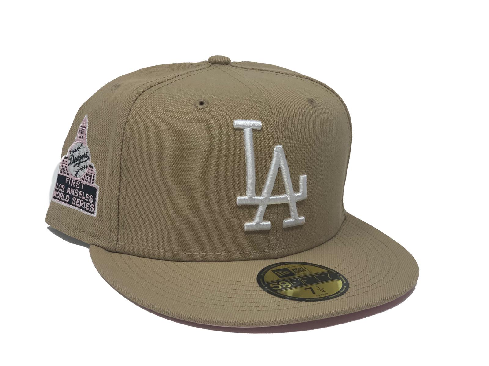 Camel Los Angeles Dodgers 1st World Series Custom New Era Fitted – Sports  World 165