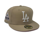 Camel Los Angeles Dodgers 1st World Series Custom New Era Fitted
