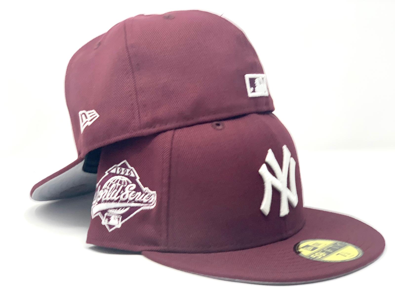 NEW YORK YANKEES 1996 WORLD SERIES RED GRAY BRIM NEW ERA FITTED HAT –  Sports World 165