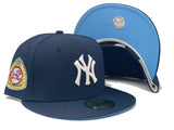 NEW YORK YANKEES 1959 WORLD SERIES NAVY ICY BRIM NEW ERA FITTED HAT