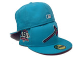 Vice Blue Atlanta Braves 150th anniversary 59fifty New Era Fitted 