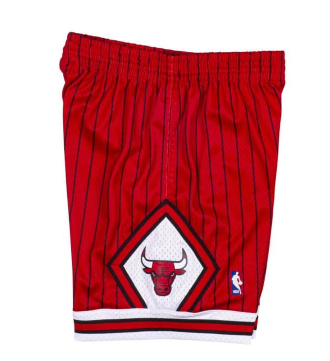 Reload Swingman Chicago Bulls Red Pinstripe 1995-96 Shorts