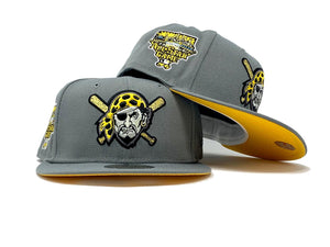 PITTSBURGH PIRATES 2016 ALL STAR GAME STORM GRAY YELLOW BRIM NEW ERA FITTED HAT
