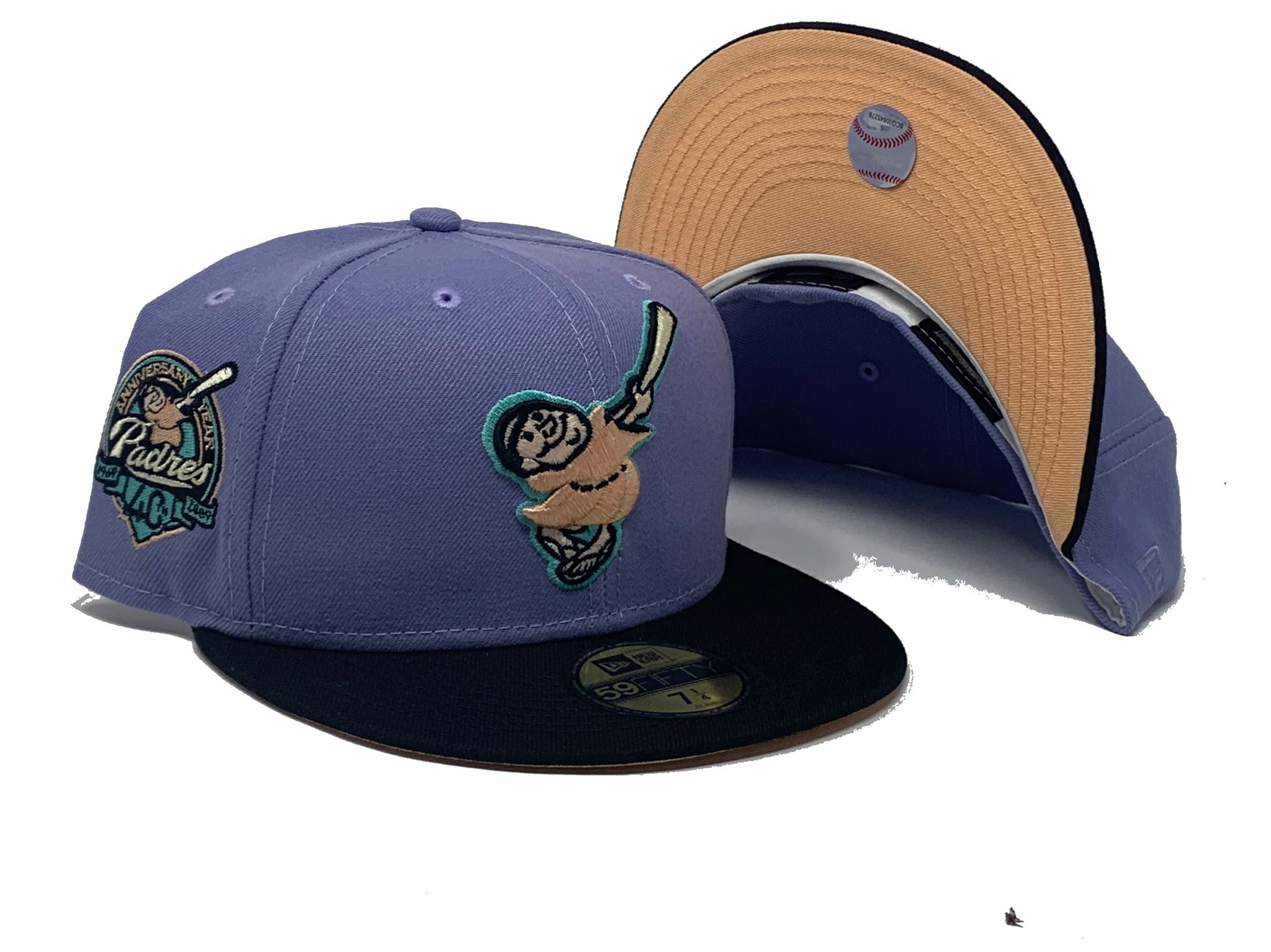 NEW ERA CAPS San Diego Padres Peach Mint 59FIFTY Fitted Hat