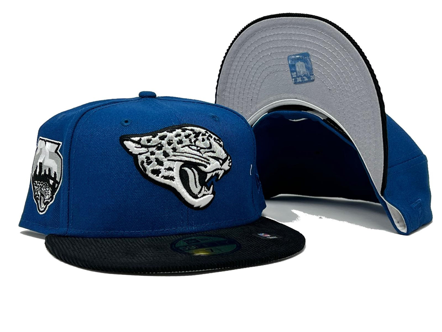 Jacksonville Jaguars 25th Anniversary "NFL COLLECTION" Gray Brim New Era Fitted Hat
