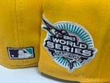 Taxi Yellow Florida Marlins 2003 World Series Champions Fitted Hat