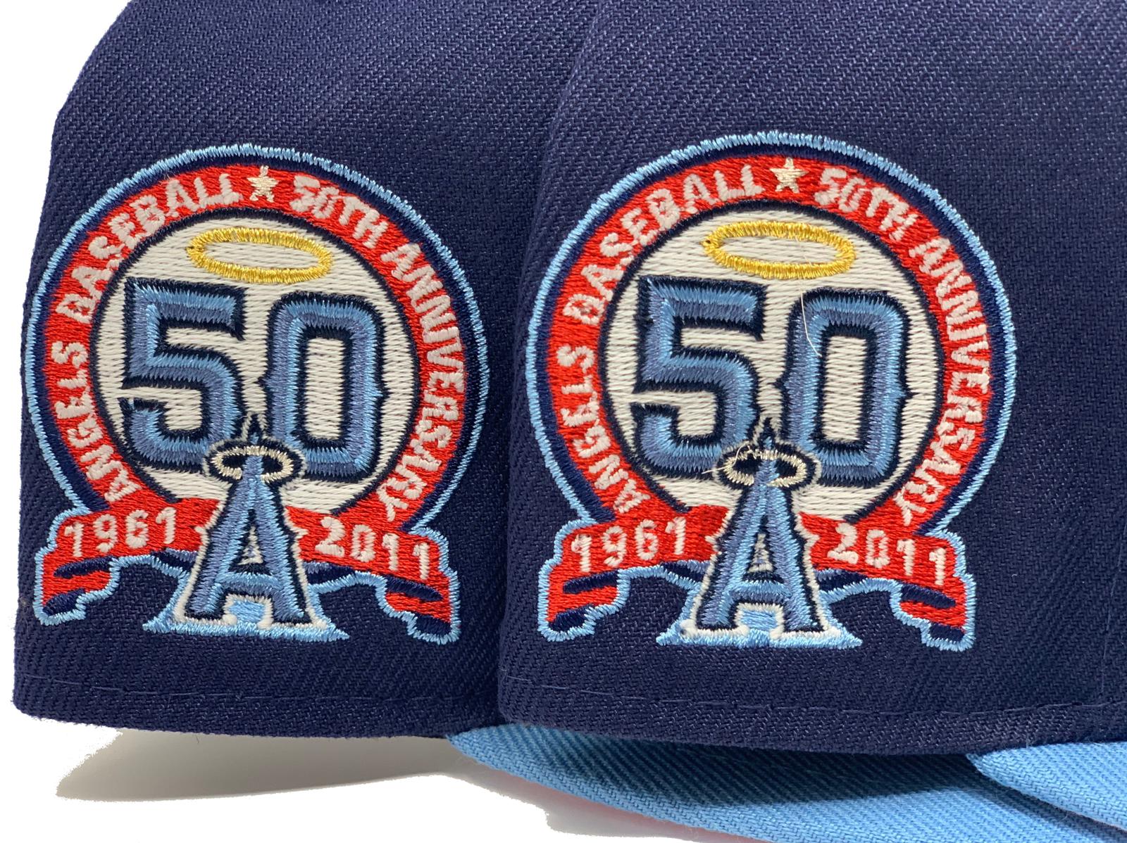 My Angels hat grail. This absolute beauty from the 50th Anniversary season.  : r/angelsbaseball