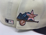BOSTON RED SOX 1961 ALL STAR GAME "NEAPOLITAN ICE-CREAM" PINK BRIM NEW ERA FITTED HAT