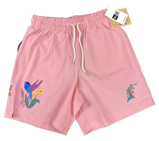 FLORAL FLORIDA MARLINS NEW ERA SHORTS