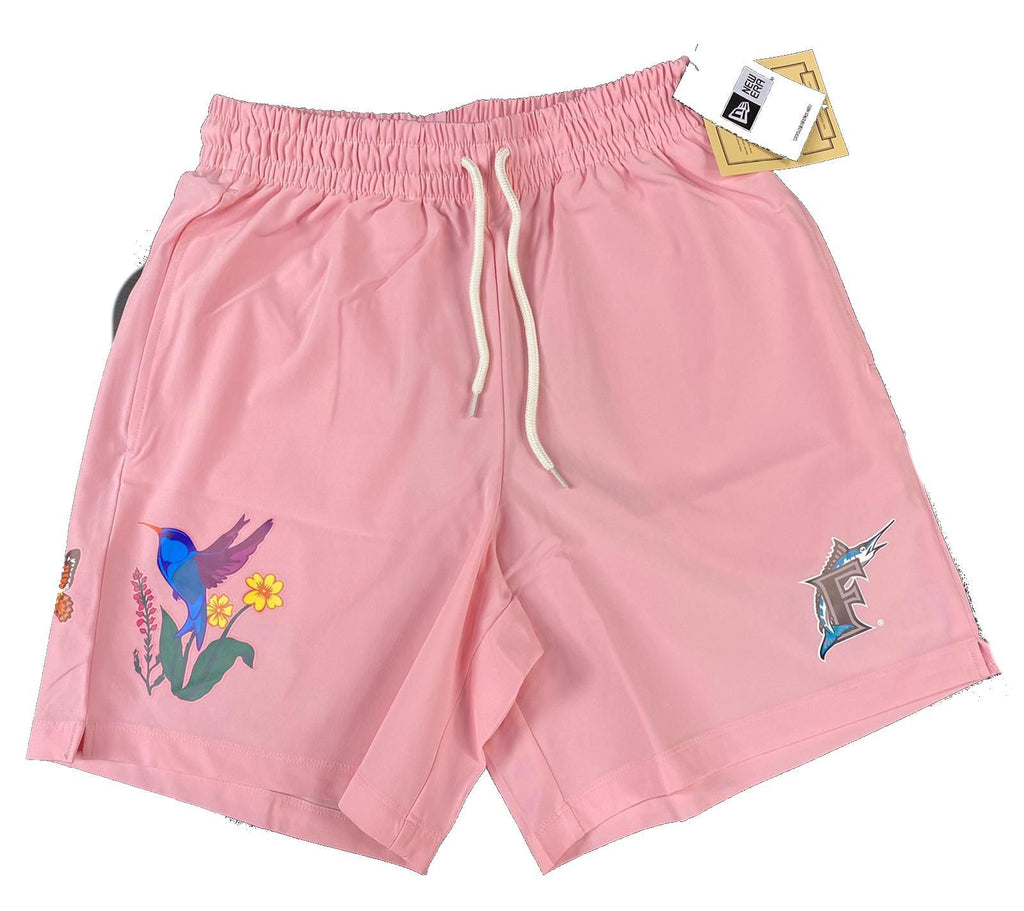 FLORAL FLORIDA MARLINS NEW ERA SHORTS