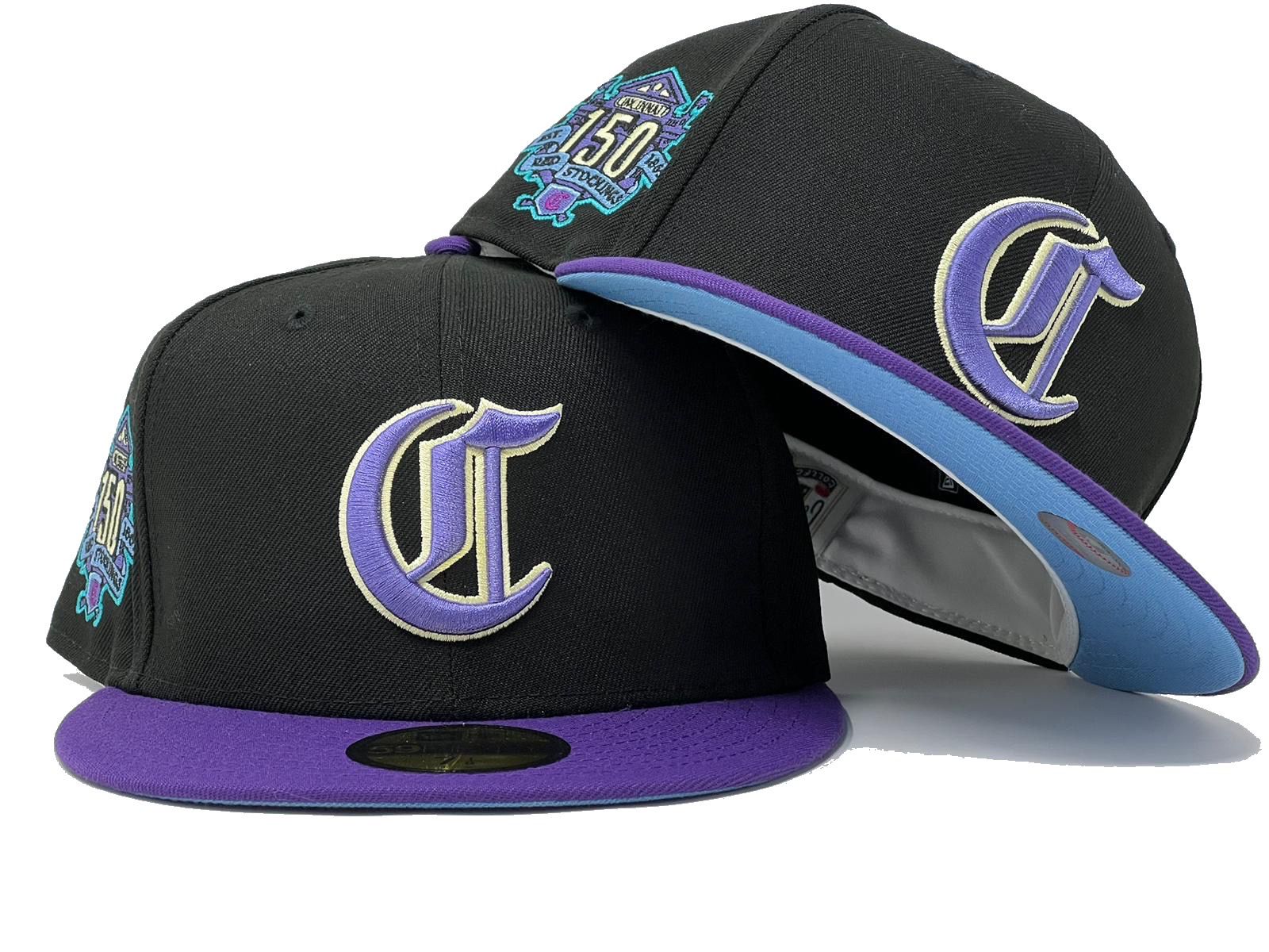Exclusive Fitted Cincinnati Reds Exclusive Lavender with Pink Under Visor