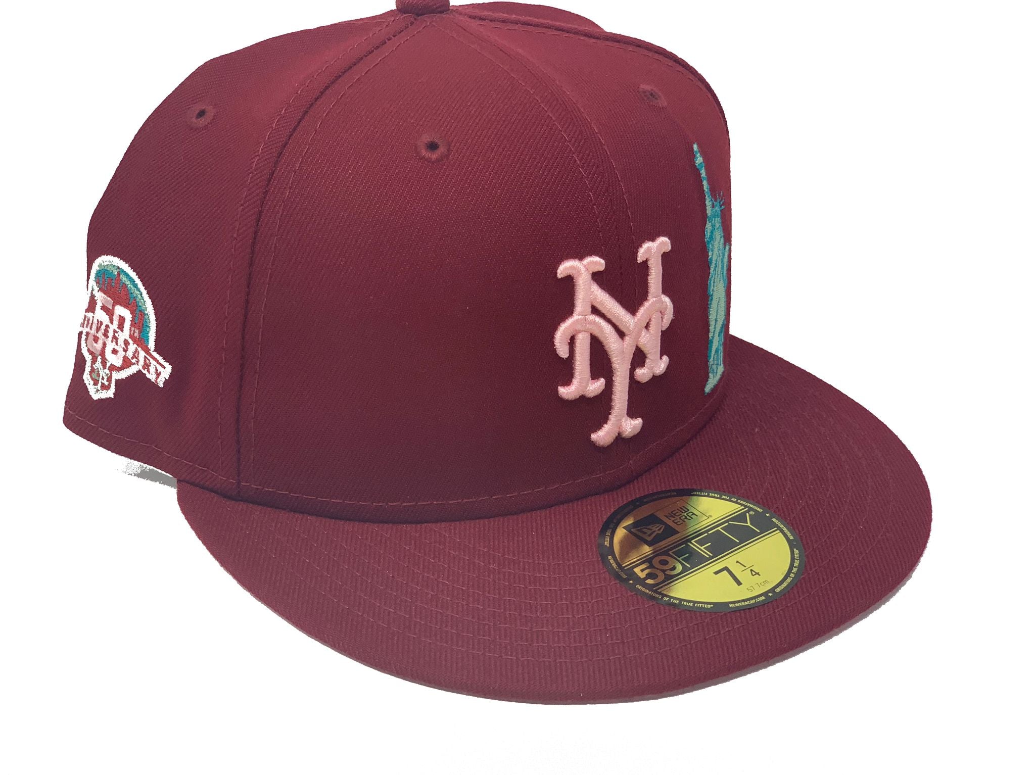 NEW YORK METS 50TH ANNIVERSARY LIGHT PURPLE PINK BRIM 59FIFTY now available  from @sportsworld165 Link in profile or at…