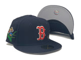 FELT  *  BOSTON RED SOX NAVY BLUE 59FIFTY FITTED HAT