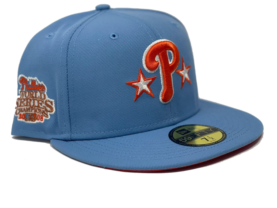 Sky Blue Philadelphia Phillies 2009 World Series New Era Fitted Hat