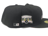 Black Atlanta Braves Turner Field Final Season New Era Fitted Hat