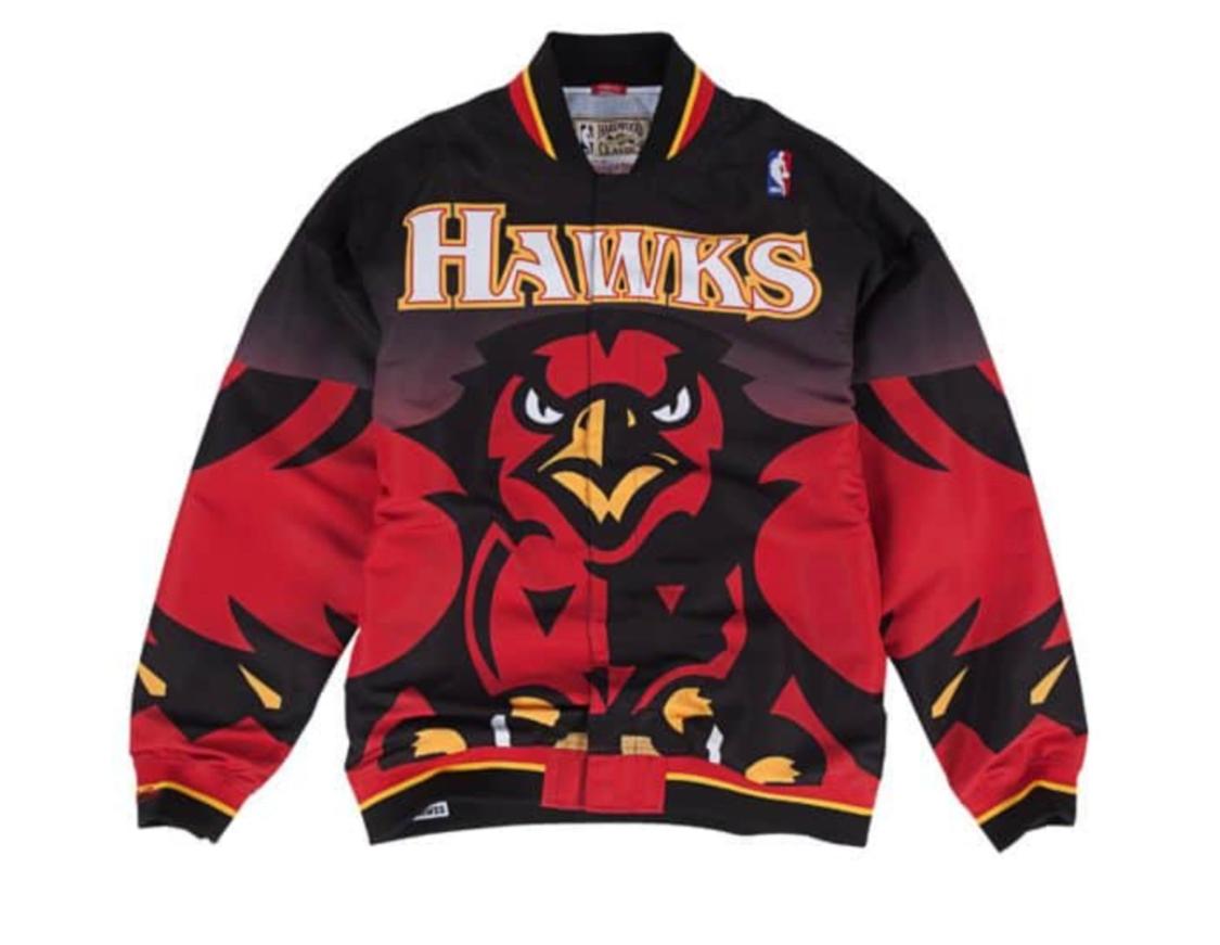 Atlanta Hawks 1995-96 Mitchell And Ness Authentic Warm Up Jacket