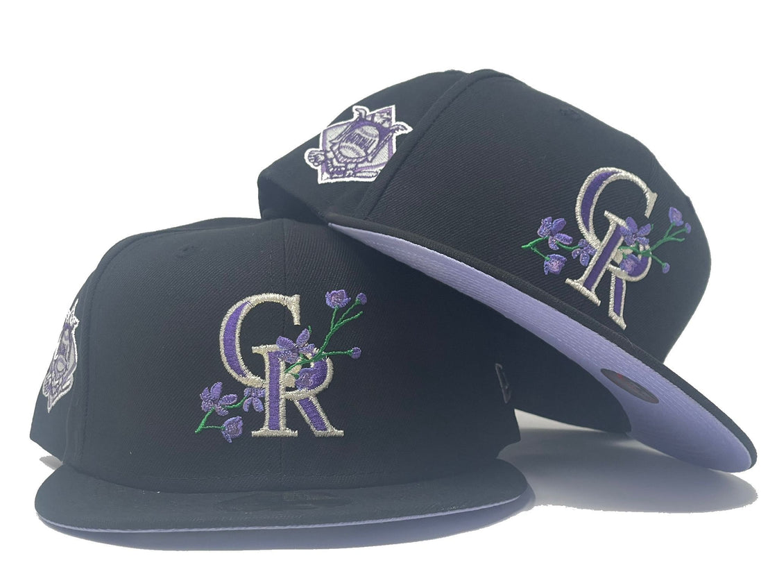Colorado Rockies National League Side Patch Bloom 59Fifty New Era Fitted hat