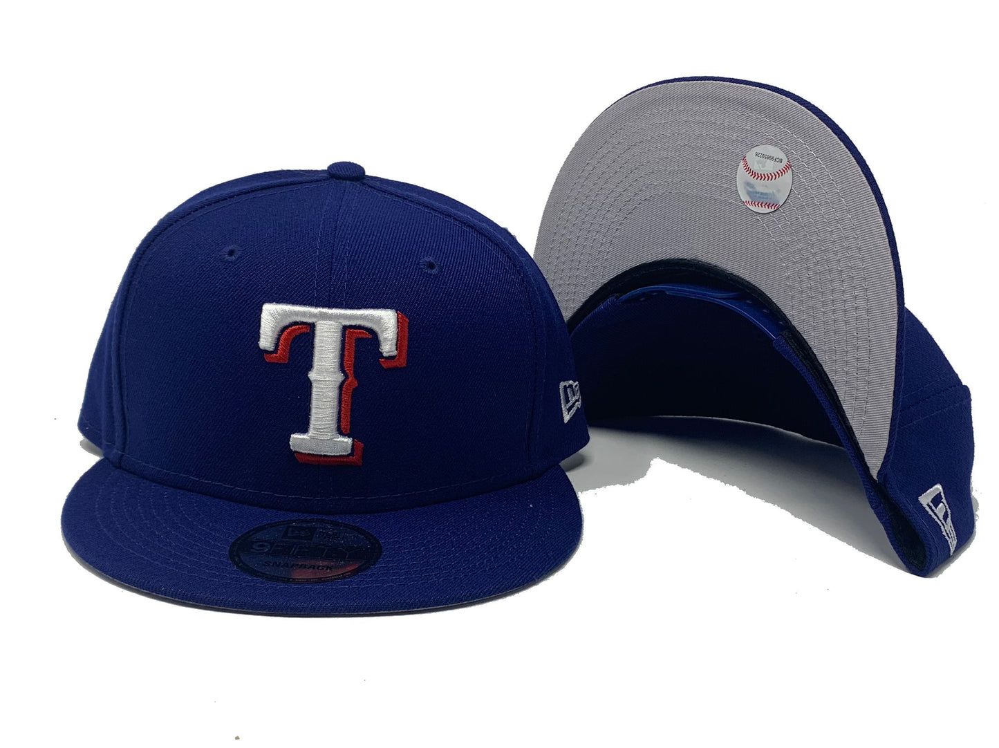 Royal Blue Texas Rangers Team Official Color New Era Snapback Hat