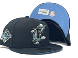 FLORIDA MARLINS 1997 WORLD SERIES "COMIC CLOUD" ICY BRIM NEW ERA FITTED HAT