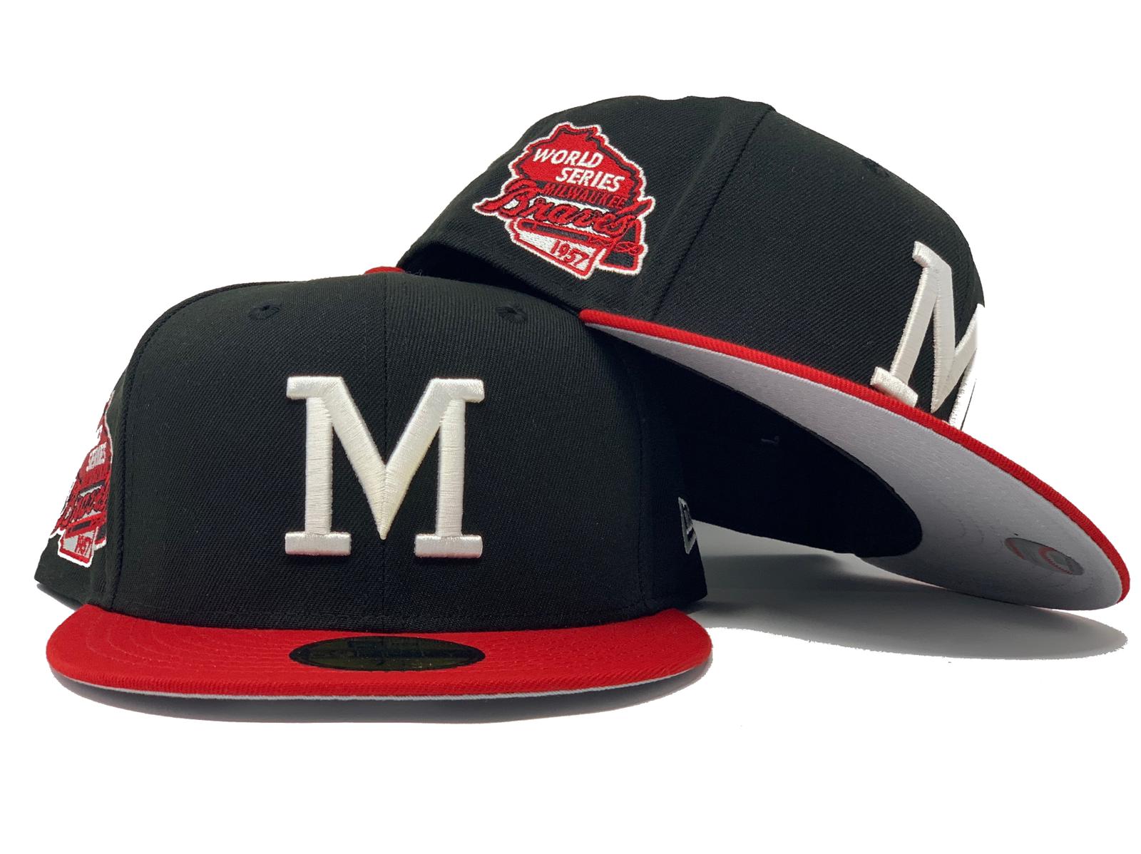 New Era Milwaukee Braves World Series Patch 59FIFTY Fitted Cap - Macy's