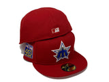SEATTLE MARINERS 40TH ANNIVERSAEY " STRWBERRY REFRESHER" RED PINK BRIM NEW ERA FITTED HAT