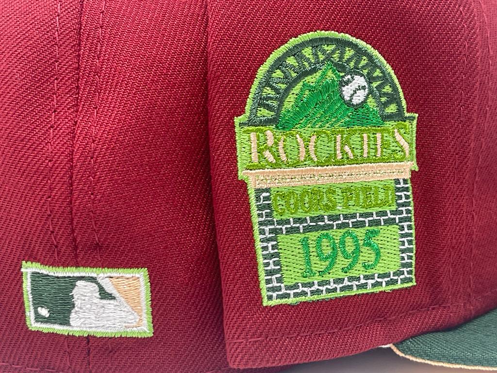 COLORADO ROCKIES 1995 ALL STAR GAME PEACH BRIM NEW ERA FITTED HAT