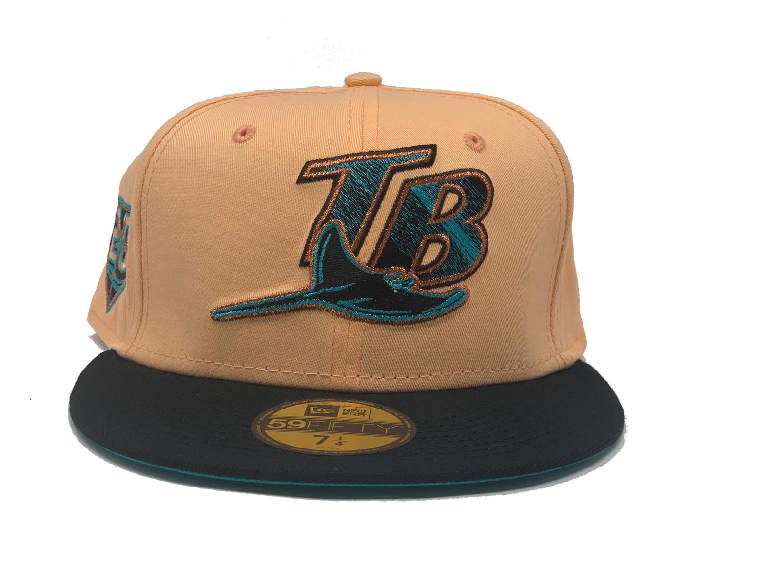 New Era 59Fifty Satin Tampa Bay Rays Inaugural Patch Hat - Black