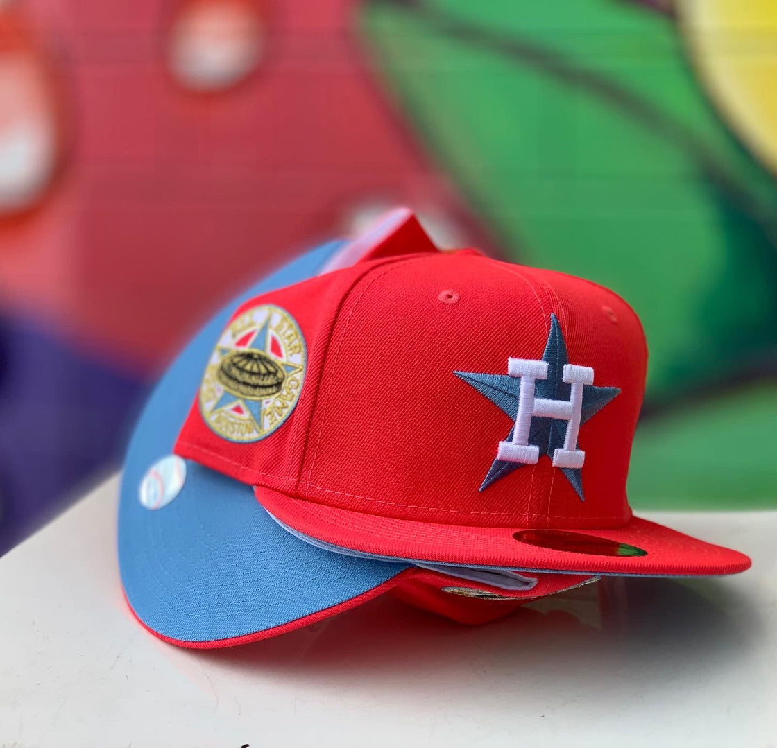 Lava Red Houston Astros 1968 All Star Game 59fifty New Era Fitted Hat