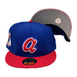 Atlanta Brave 1972 All Star Red / Royal New Era 59Fifty Fitted Cap