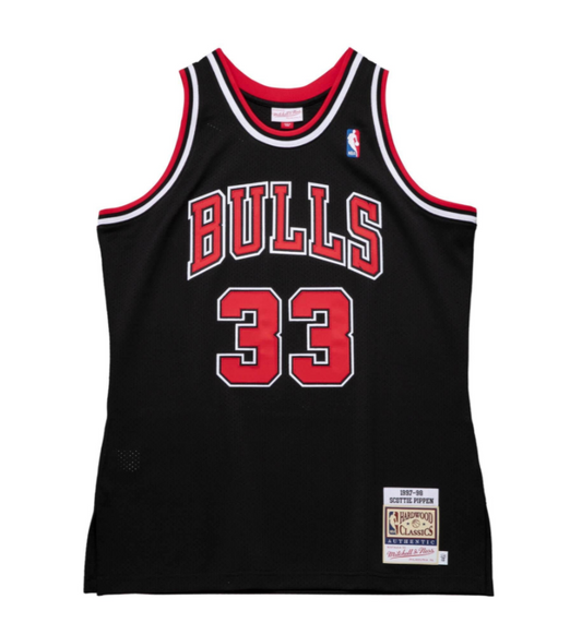 SCOTTIE PIPPEN CHCIAGO BULLS MITCHELL & NESS 1997 SWINGMAN JERSEY