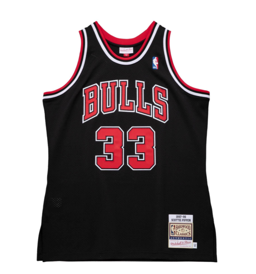 SCOTTIE PIPPEN CHCIAGO BULLS MITCHELL & NESS 1997 SWINGMAN JERSEY